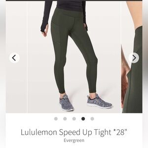 Lululemon Speed Up Tight *28”